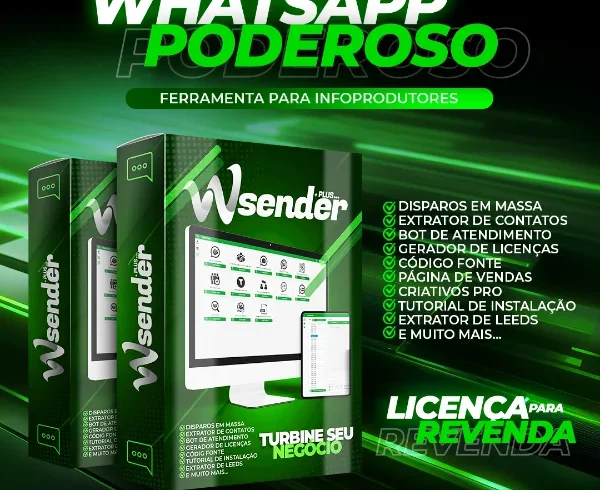 WaSender REVENDA + Gerador de Licenças - Imagem1