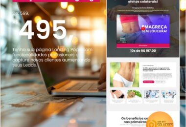 site landing page