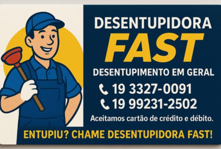 Desentupidora Fast Campinas 2025