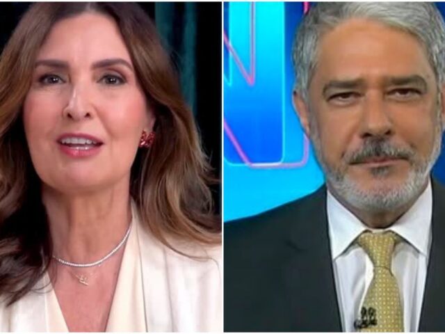 Fátima Bernardes reage após William Bonner anunciar saída do “JN”