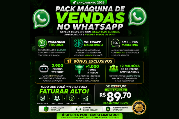 Pack Máquina de Vendas