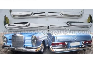 Mercedes W111 W112 Fintail Saloon bumpers 1