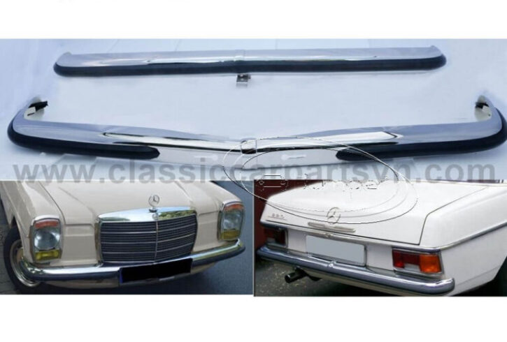 Mercedes W114 W115 Sedan Series 2 bumpers 1 Mercedes W114 W115 Sedan Series 2 bumpers 1
